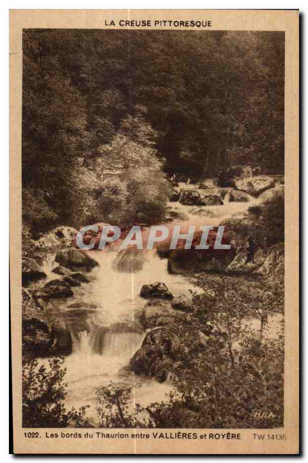Les bords du Thaurion entre Vallières et Royère — La Creuse pittoresque — HRA, TW 14135