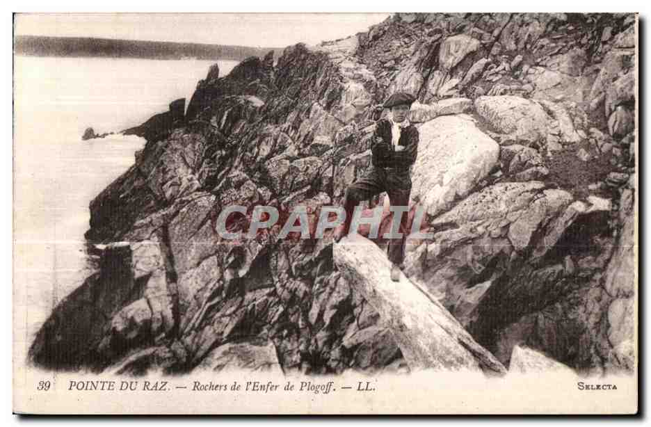 CPA La Pointe du Raz Rochers de l Enfer de Plogoff LL