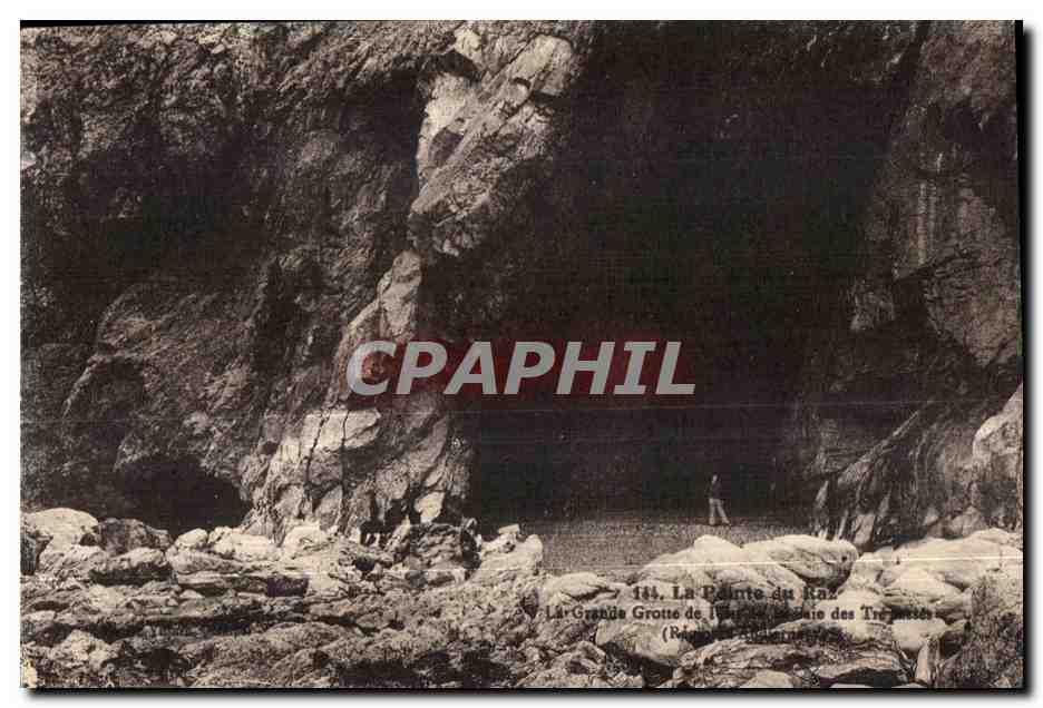 CPA La Pointe Du Raz (Finistere) Granda Grotte de