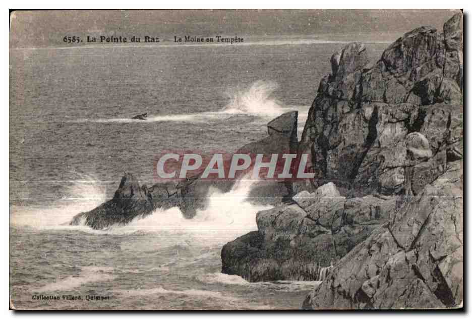 CPA La Peinte Du Raz La Moine en Tempete