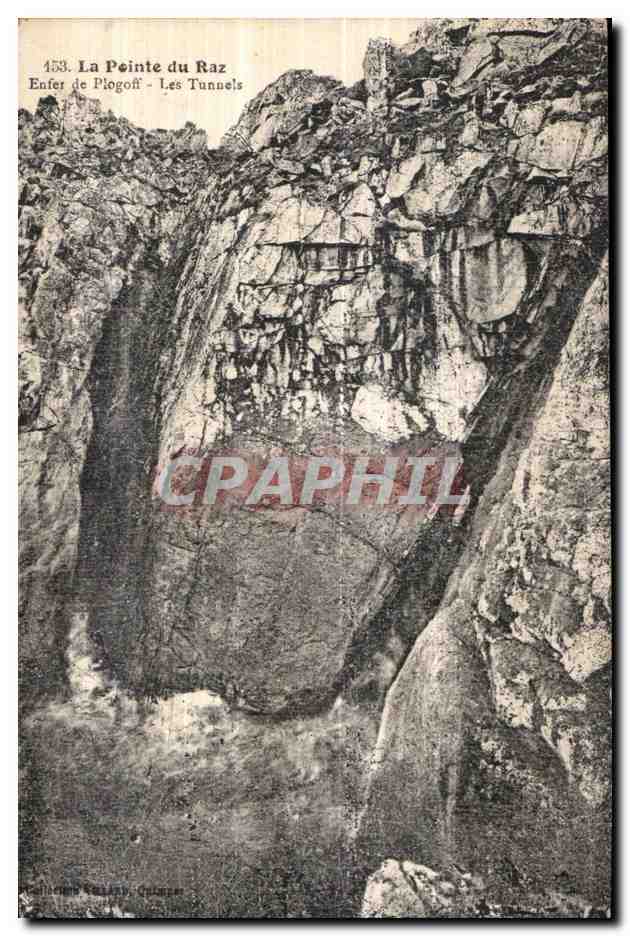 CPA Pointe du Raz Enfer de Plogoff les Tunnels