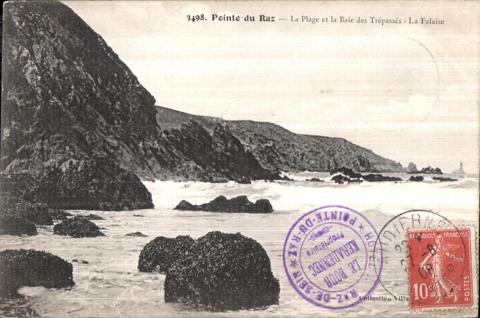 CPA Pointe Du Raz La Plage et la Baie des Trepasses La Falais