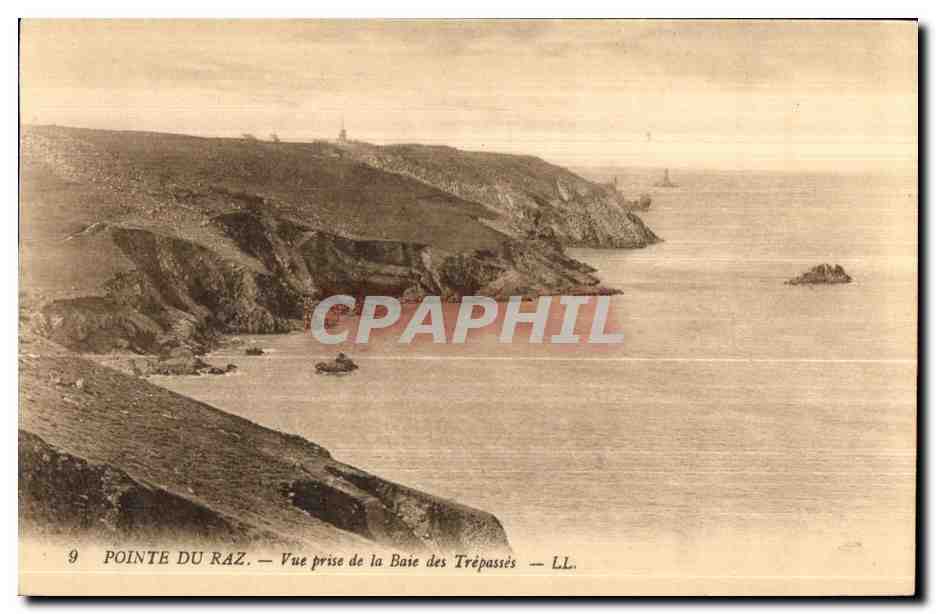 CPA Pointe Du Raz Vue prise de la Baie des Trepasses