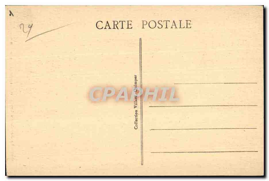 CPA La Pointe Du Raz Les Courants du Raz de Sein — Rückseite