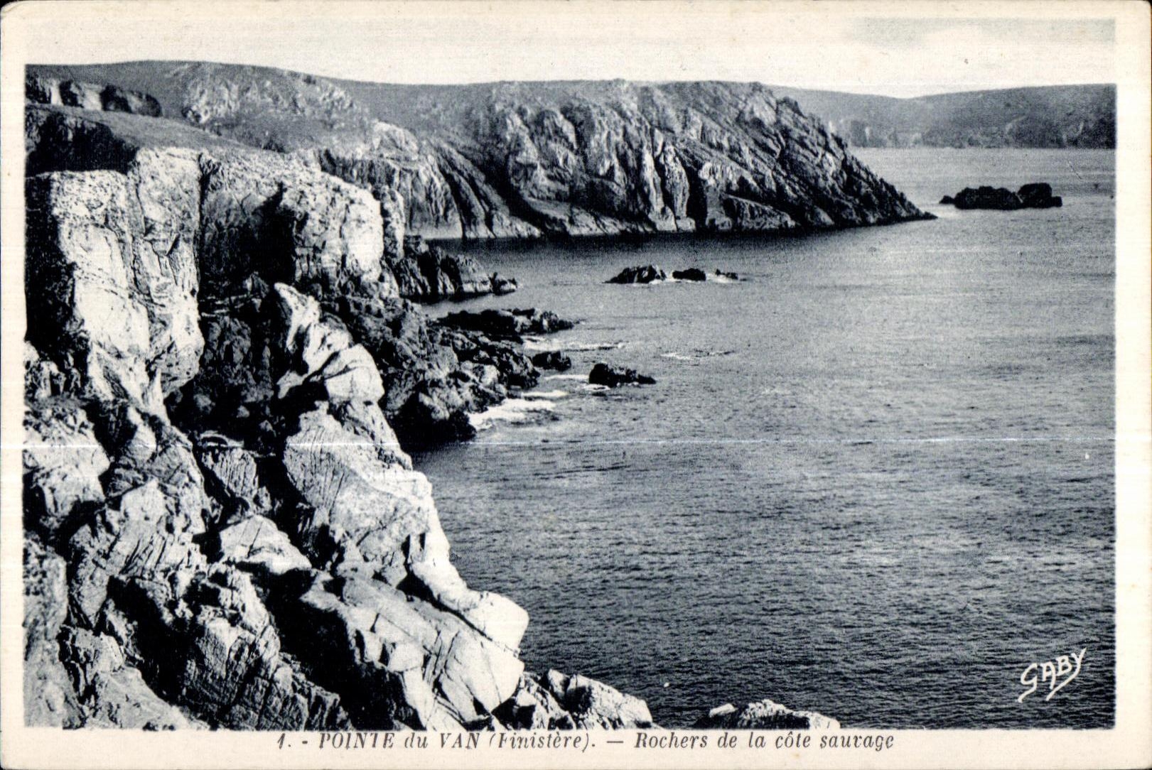 CPA Pointe Du Van (Finistere) Rochers de la cote saurage