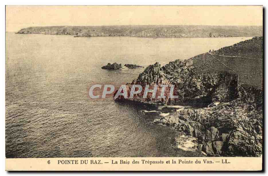 CPA La Pointe Du Raz La Baie des Trepasses et la Pointe du Van
