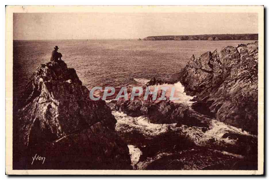 CPA Cote Sauvage Pointe Du Raz Baie des Trepasses et Pointe du Van