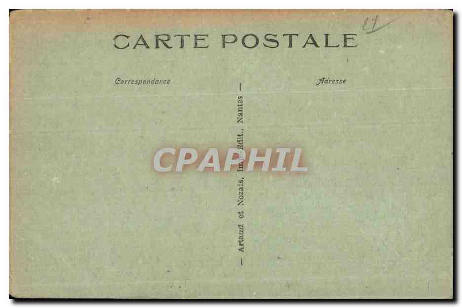 Brest - Le Chateau - Port de Guerre - CPA — Rückseite