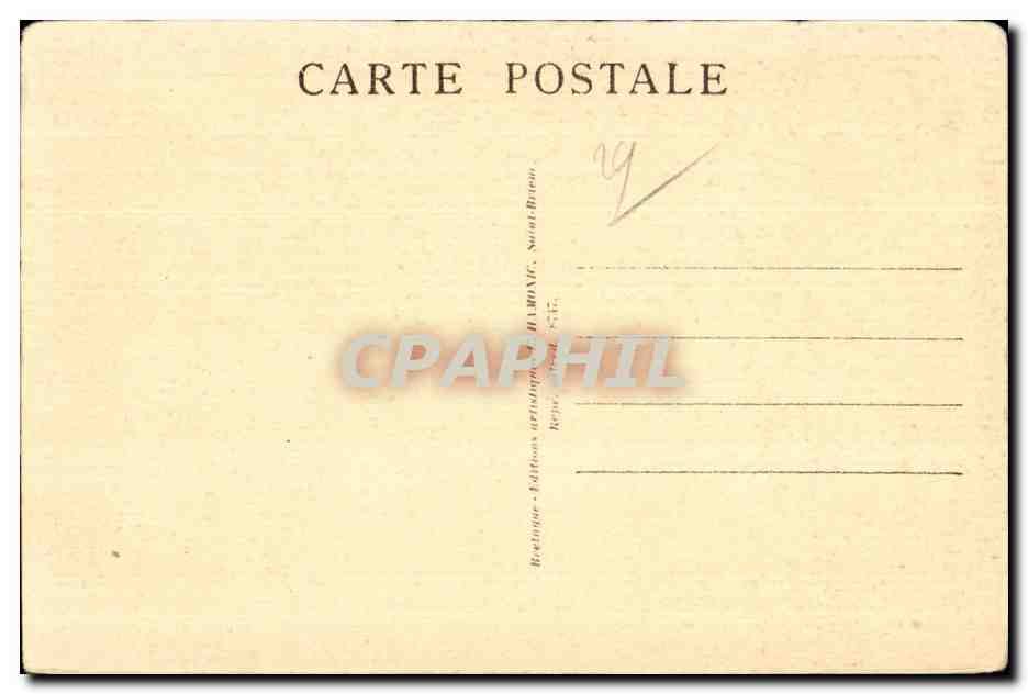 Brest - La Cabine Arriere du Canot de l Empereur Napoleon I - CPA  — Rückseite