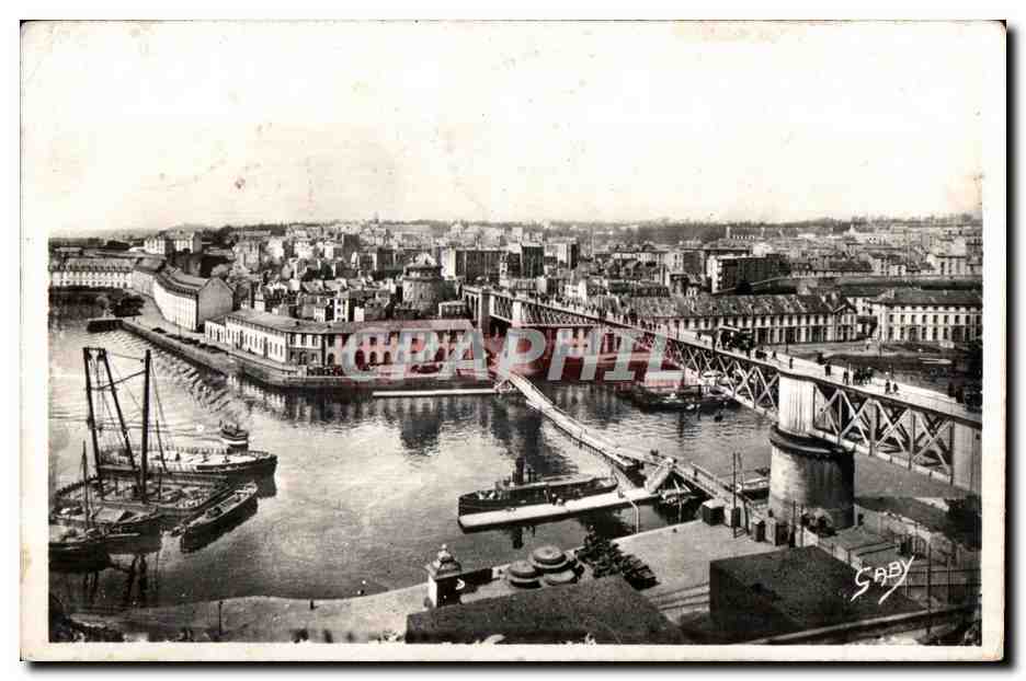 Brest - Le Pont National - Vue d Ensemble - CPA 