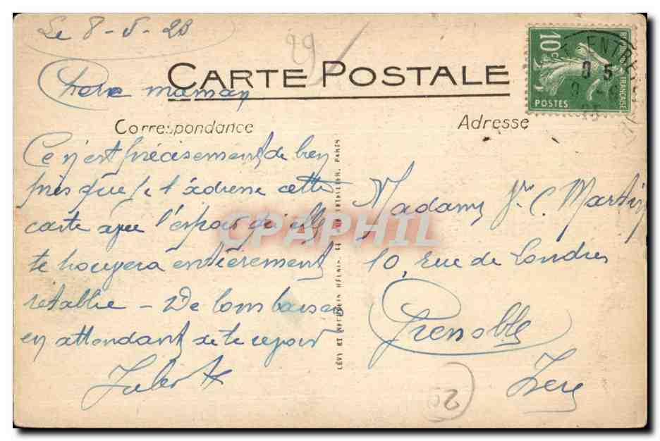 Brest - Les Rampes et La Rade - CPA  — Rückseite