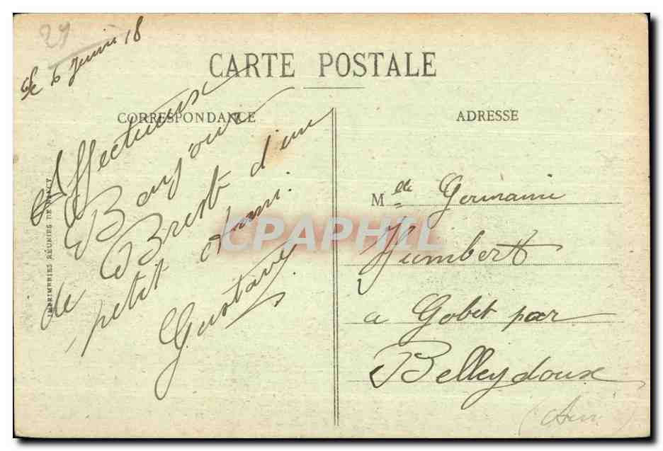 Brest - Le Grand Pont Ouvert Bateaux - CPA  — Rückseite