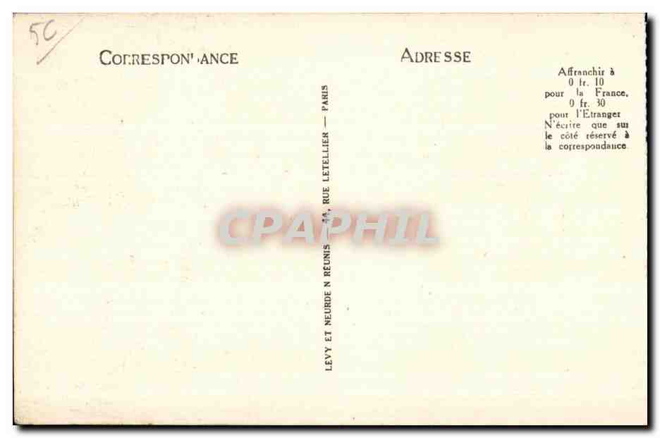 CPA Env D Auray La Chartreuse Le Mausolee — Verso