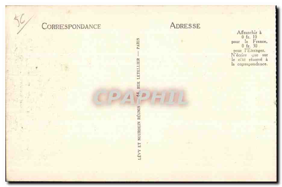 Sainte-Anne d'Auray — Intérieur de la Basilique — Édition G.J. — Verso