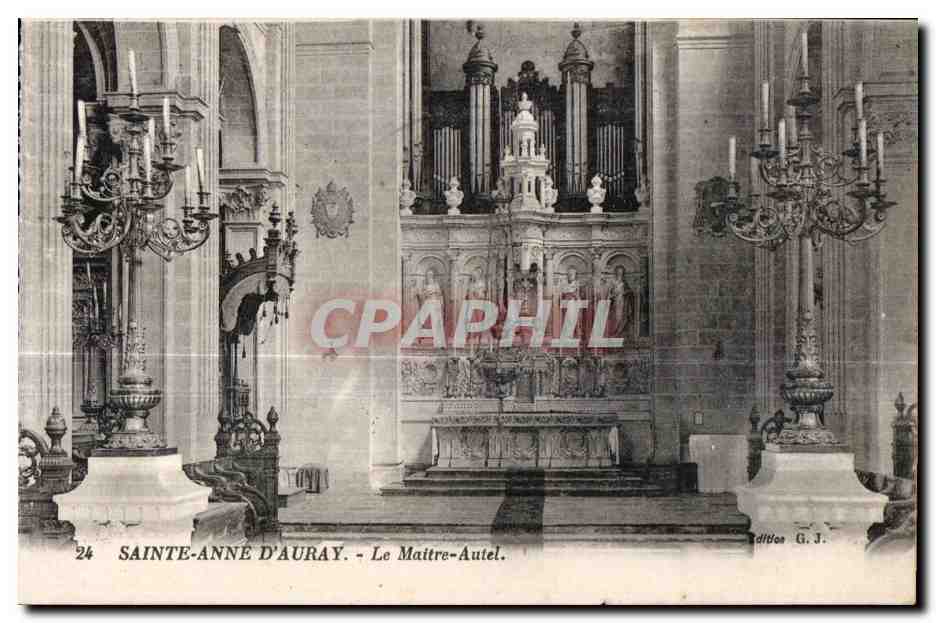 CPA Sainte Anne D Auray Le Maitre Autel Orgue 