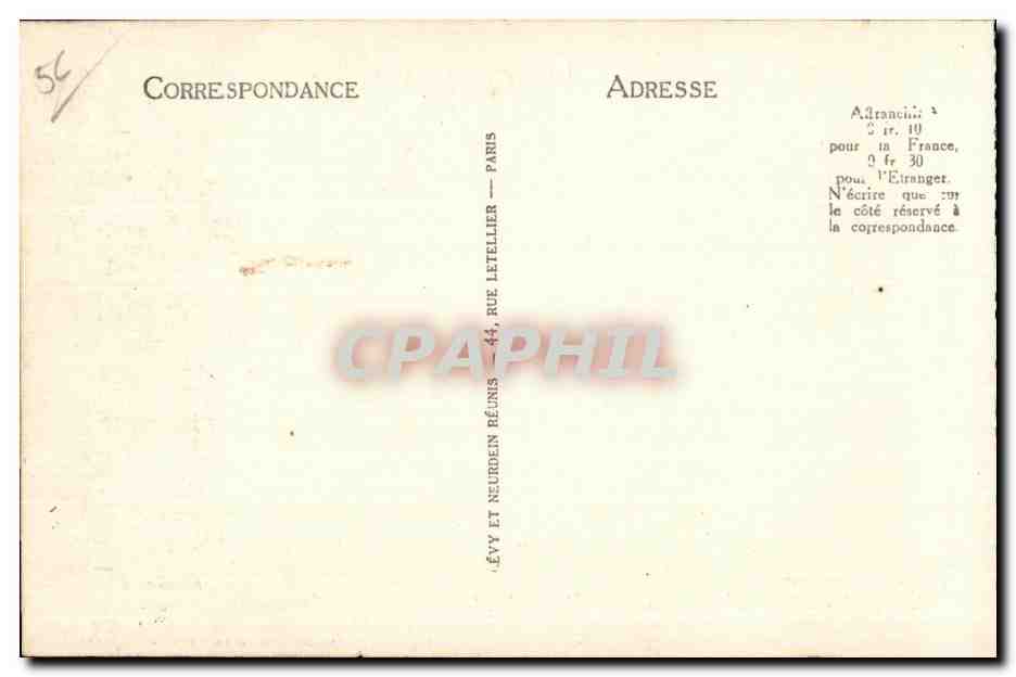 CPA Sainte Anne D Auray Le Maitre Autel Orgue  — Verso
