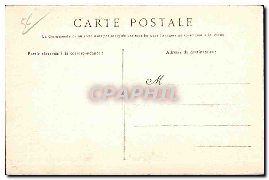 CPA Ste Anne D Auray La Scale Sancta — Verso
