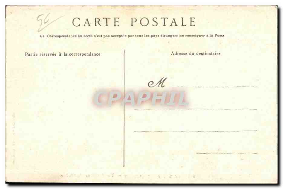 CPA Sainte Anne d Auray Vue Interieur du Cloitre — Verso