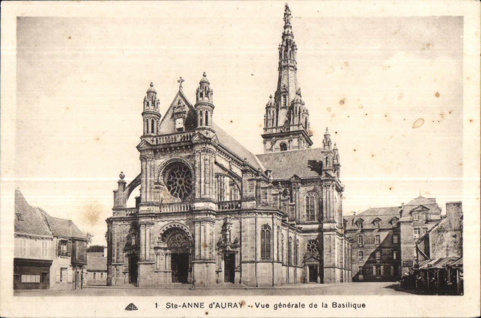 Sainte Anne d Auray - Vue Generale de la Basilique - CPA 