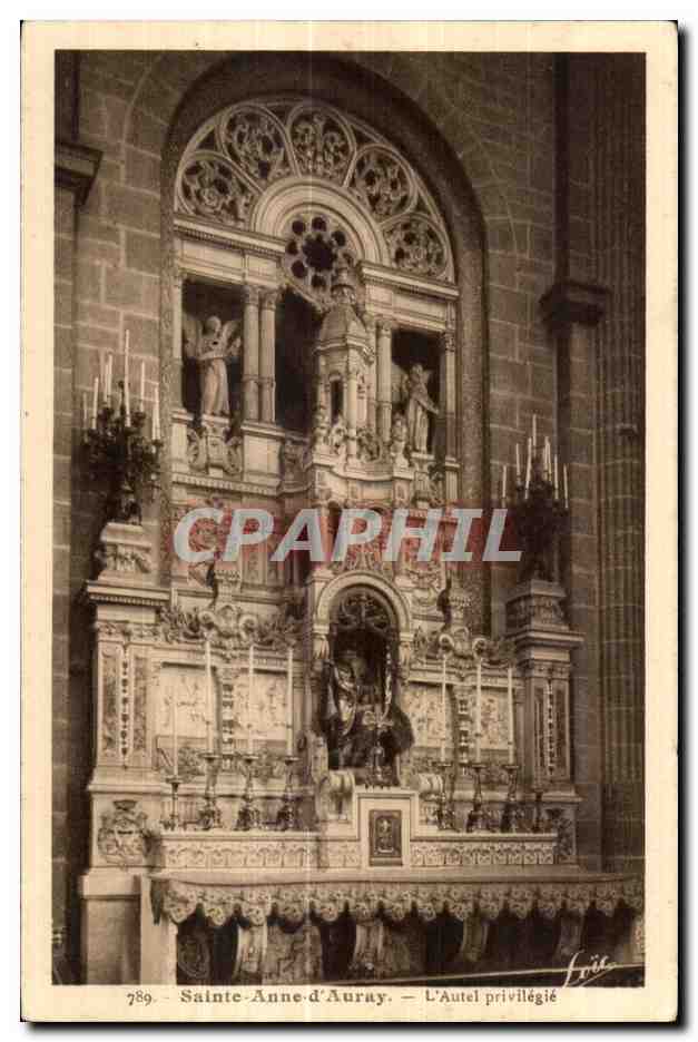 Sainte Anne d Auray - L Autel - CPA 