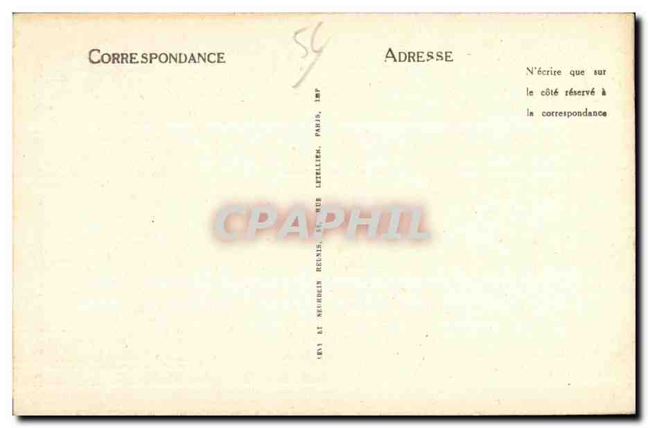 Sainte Anne d Auray - La Basilique - CPA  — Rückseite