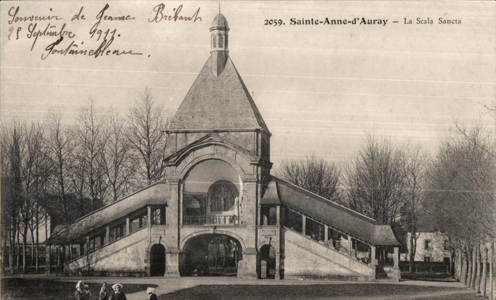 Sainte Anne d Auray - La Scala Sancta Costume Coiffe - CPA 