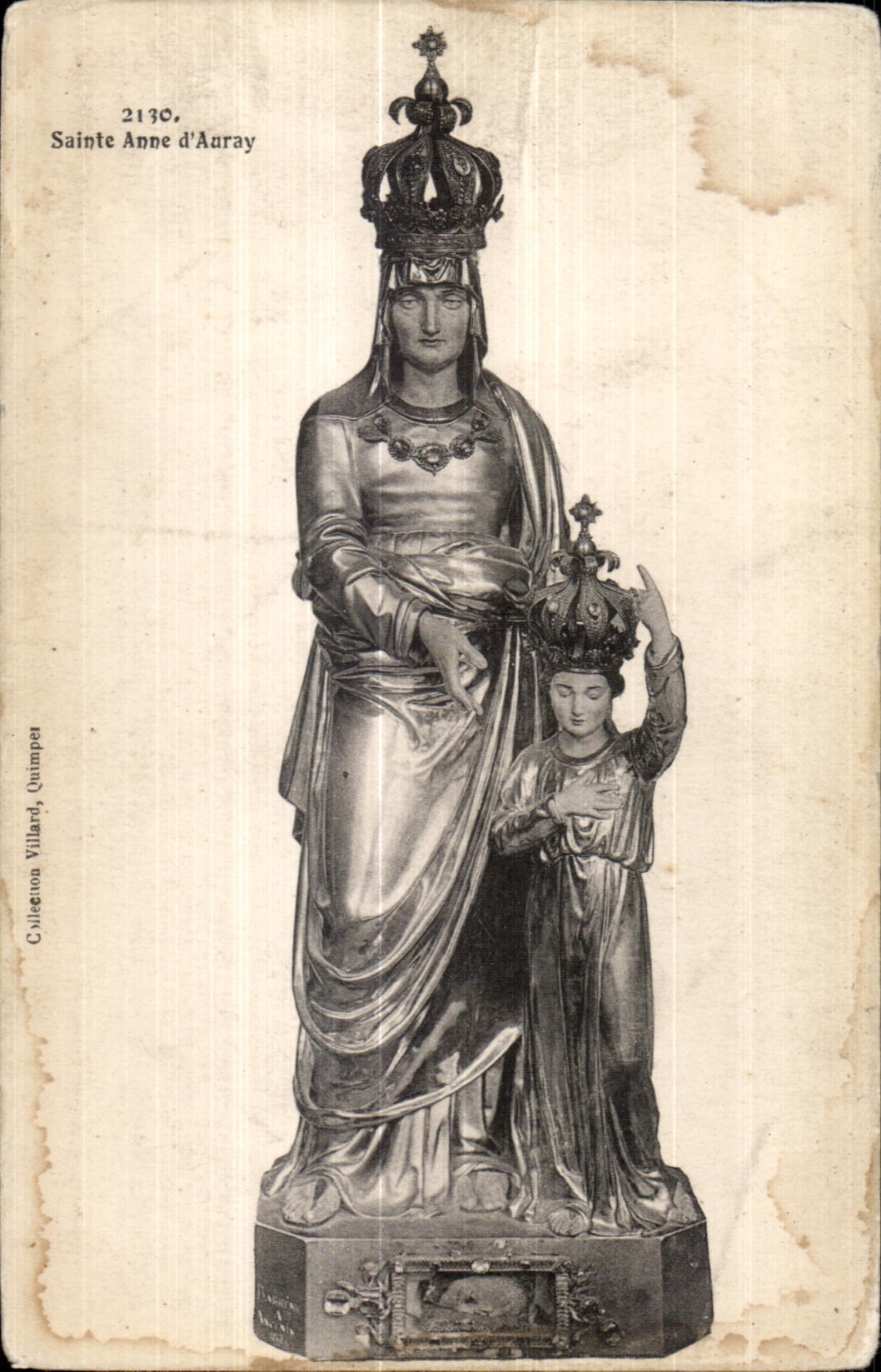 Sainte Anne d Auray - La Statue de Sainte Anne - CPA 