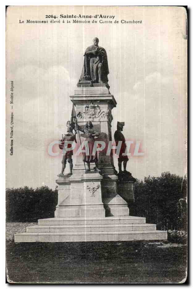 Sainte Anne d Auray - Le Monument eleve a la memoire du comte de Chambord - CPA 