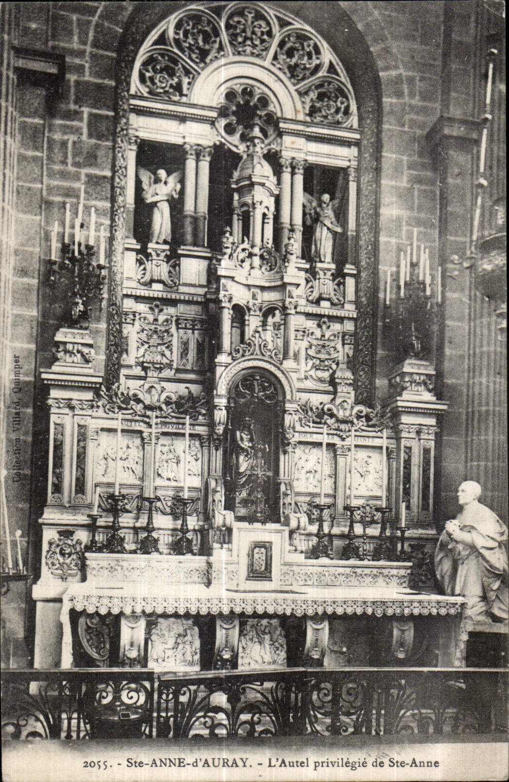 Ste-Anne-d'Auray — L'Autel privilégié de Ste-Anne — Collection Villard Quimper, n° 2055