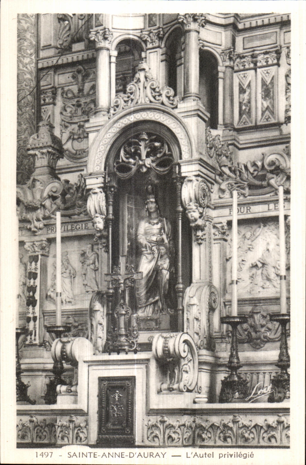 Sainte Anne d Auray - L Autel - CPA 