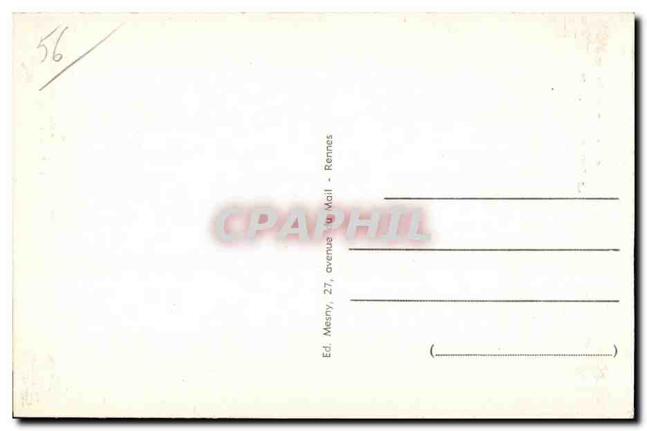 Sainte Anne d Auray - La Statue Miraculeuse - CPA  — Verso