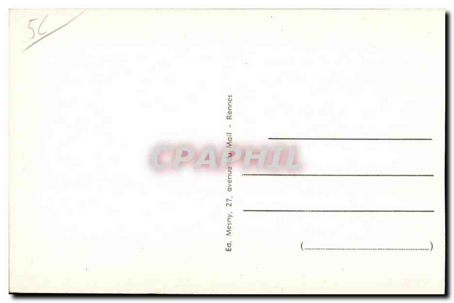 Sainte Anne d Auray - Basilique et Fontaine - CPA  — Verso