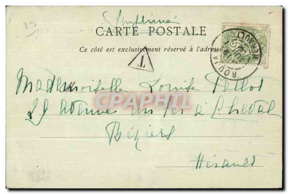 Le Huelgoat - Le Trou aux Sangliers - CPA  — Rückseite