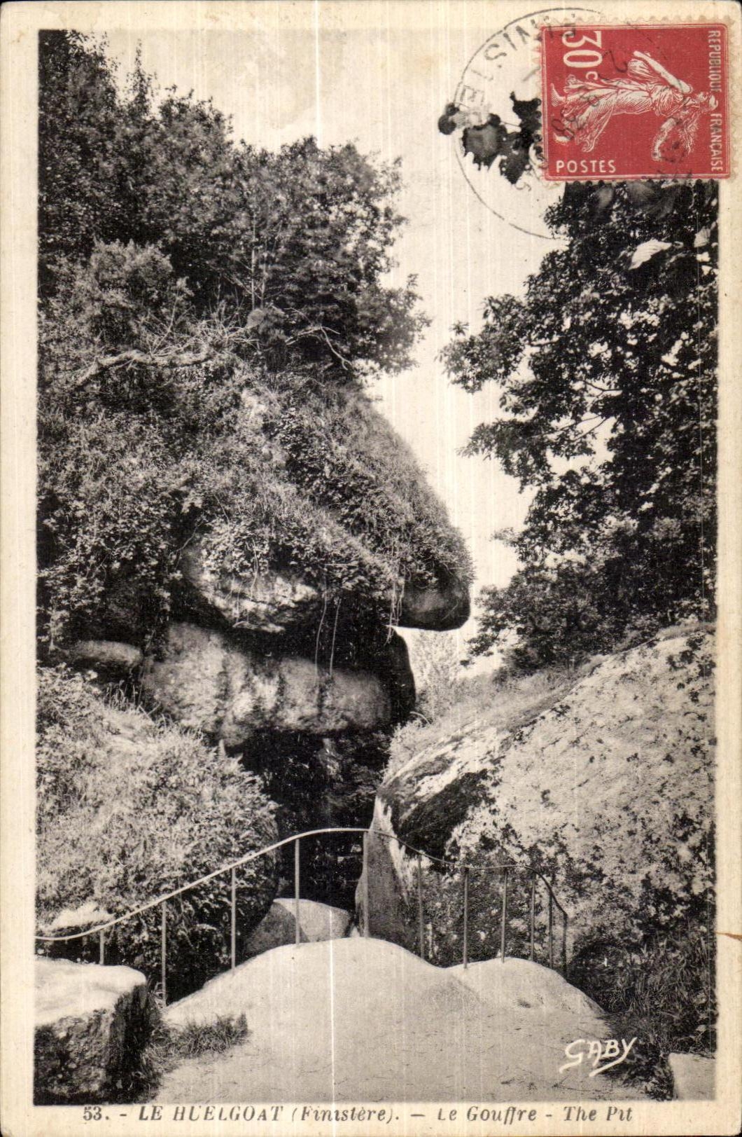 Le Huelgoat - Le Gouffre - CPA 