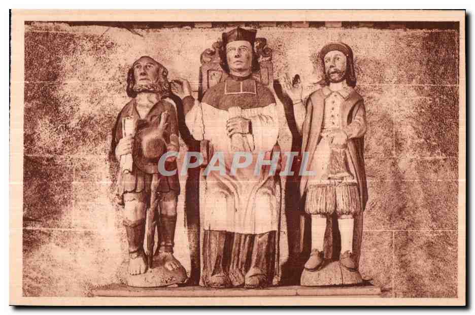 Le Huelgoat - Statue de Saint Yves - CPA 