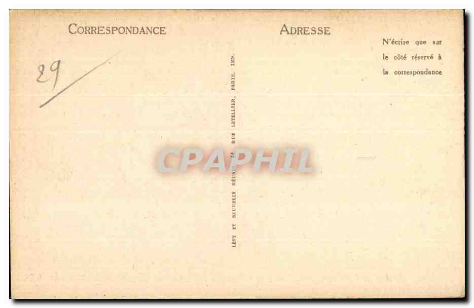 Le Huelgoat - Le Gouffre - CPA  — Rückseite