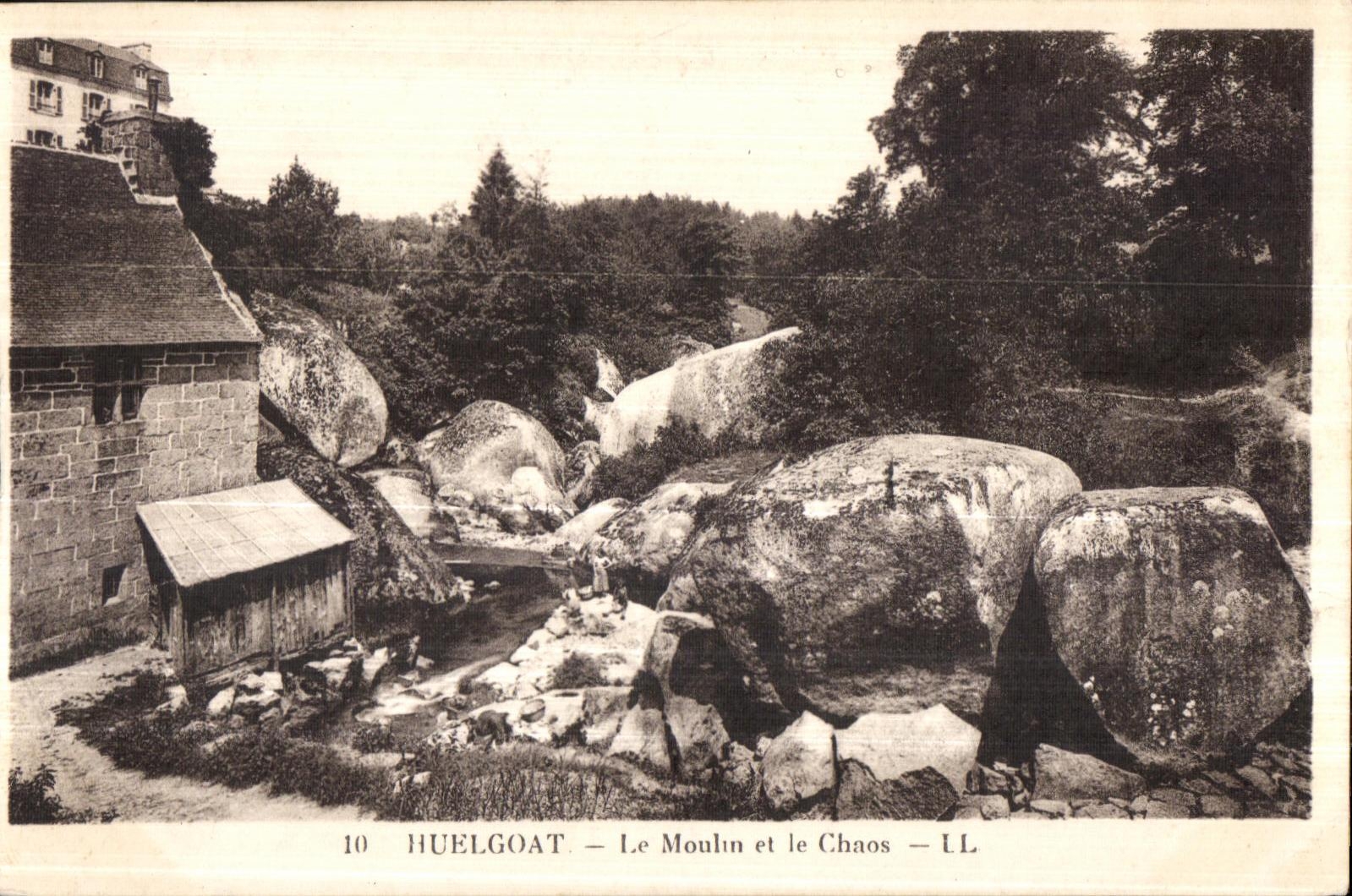 Le Huelgoat - Le Moulin et le Chaos - CPA 