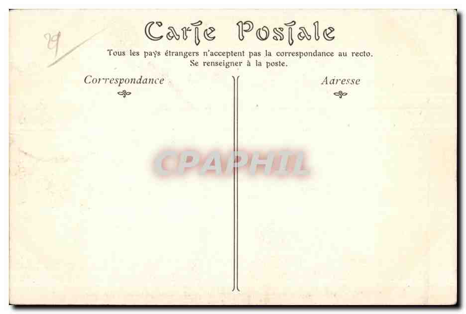 Le Huelgoat - Le Gouffre - CPA  — Rückseite