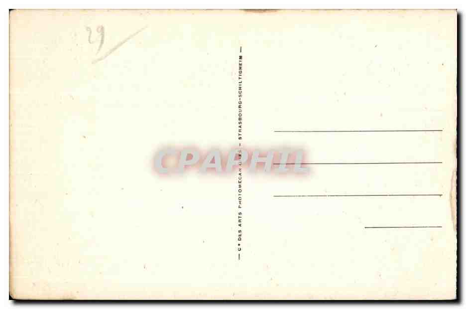 Le Huelgoat - Sentier Pittoresque - CPA  — Verso