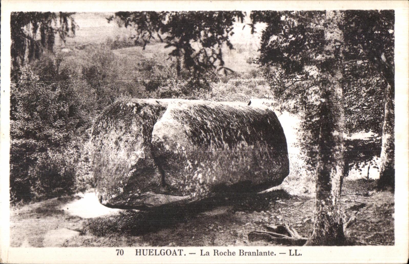 Huelgoat - La Roche Branlante - CPA 