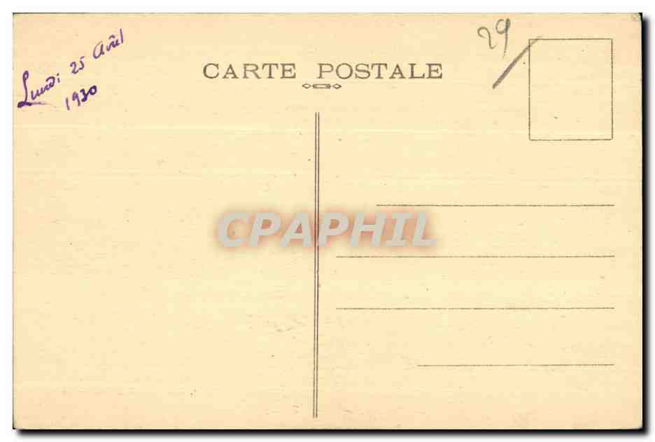 Huelgoat - La Riviere d Argent - CPA  — Rückseite