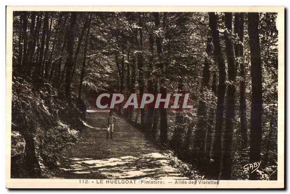 Huelgoat - Allee des Violettes - CPA 