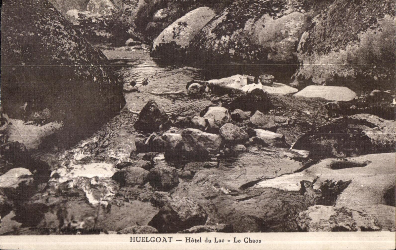 Huelgoat - Hotel du Lac - Le Chaos - CPA 
