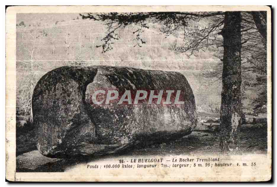 Huelgoat - Le Rocher Tremblant - CPA 