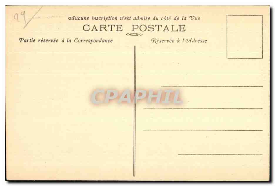 Huelgoat - Le Clocher de l Eglise - CPA  — Rückseite