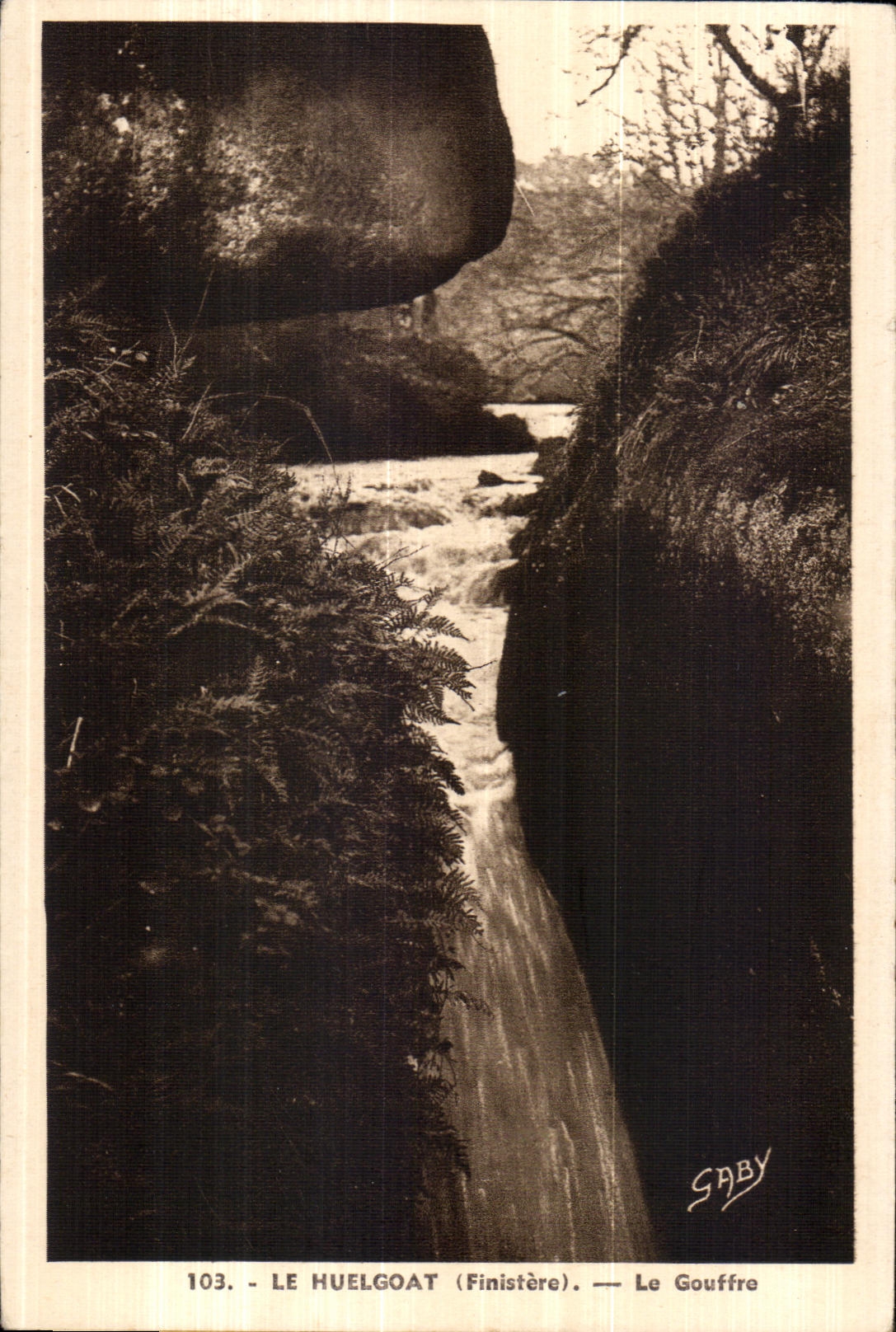 Huelgoat - Le Gouffre - CPA 