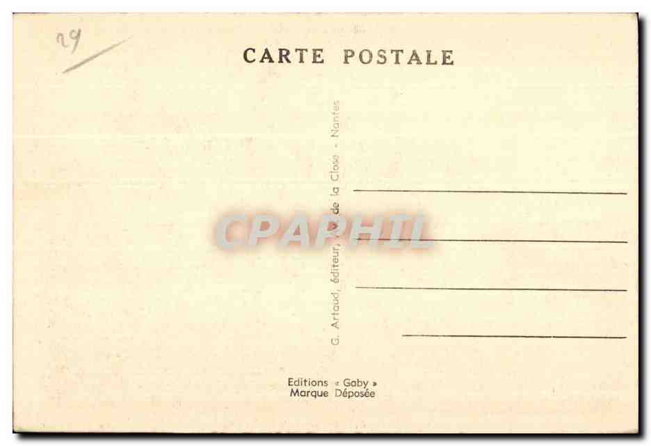 Huelgoat - Le Gouffre - CPA  — Rückseite