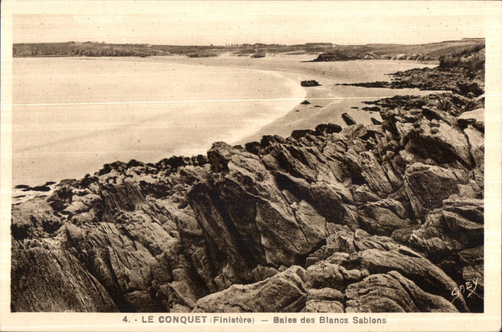 Le Conquet - Plage des Blancs Sablons - CPA 