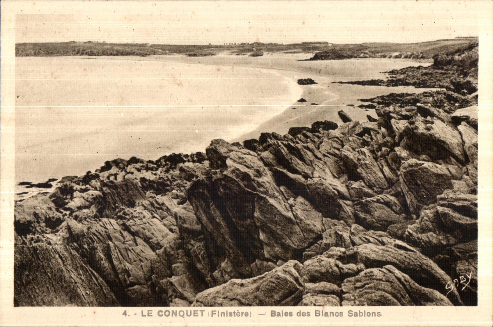 Le Conquet - Plage des Blancs Sablons - CPA 