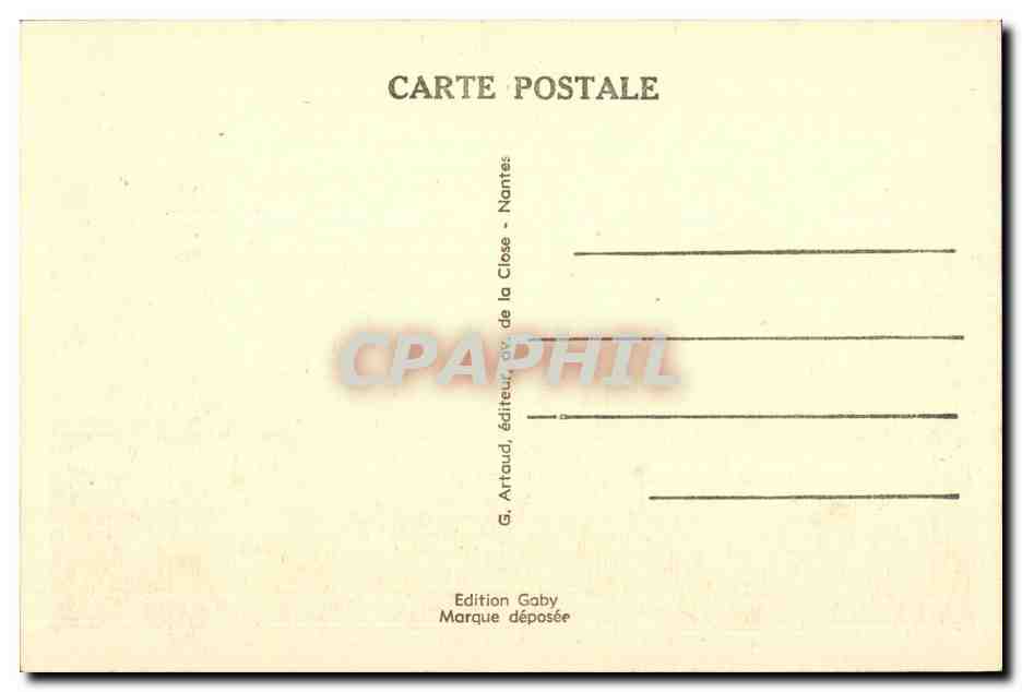 Le Conquet - Plage des Blancs Sablons - CPA  — Rückseite